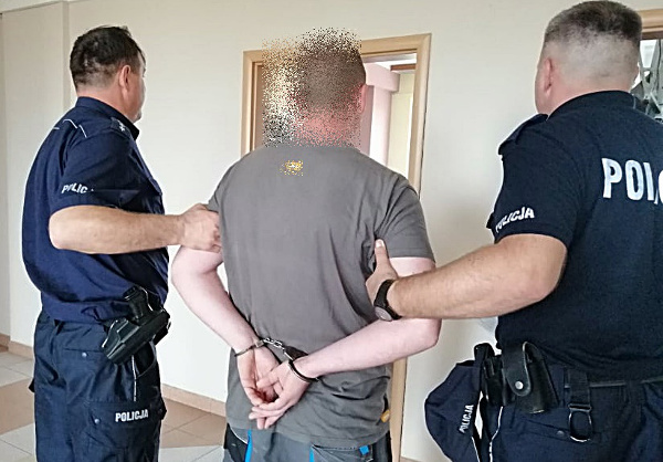 Suwałki policja włamywacz