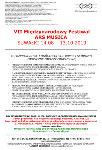 Suwałki Kursy i Seminaria-VII-Ars-Musica-2019