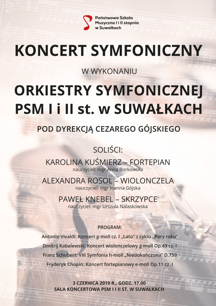 Suwałki PSM koncert symfoniczny