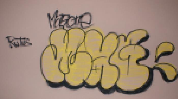 Suwałki policja graffiti