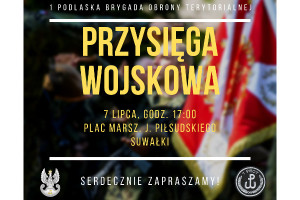 Przysięga wojskowa w Suwałkach