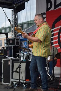 Suwałki Blues Festival 2019 tablica i koncert