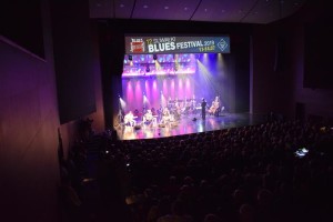 Suwałki Blues Festival 2019 tablica i koncert