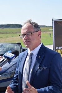 Suwałki Moto Show konferencja lotnisko