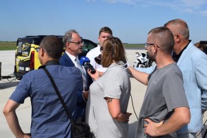 Suwałki Moto Show konferencja lotnisko