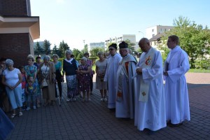 Suwałki parafia Kazimierza Królewicza odsłonięcie tablicy