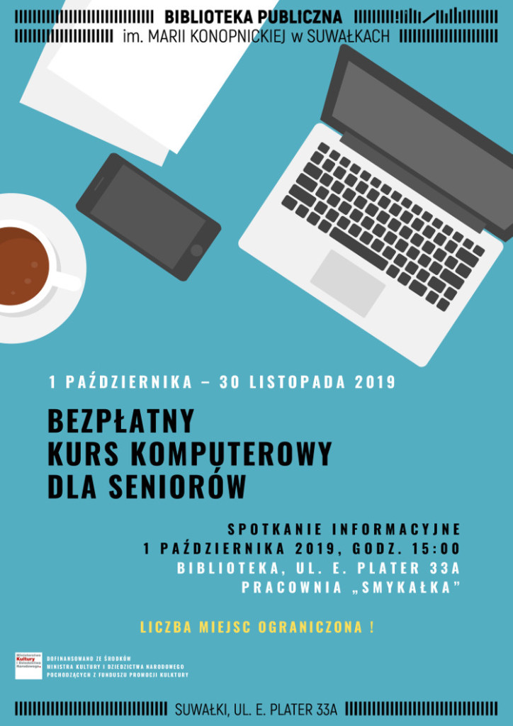 Suwałki Biblioteka Publiczna kurs dla seniorów