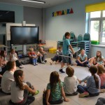 Suwałki Biblioteka warsztaty Magda Mrozińska Przemek Jaszczak