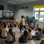 Suwałki Biblioteka warsztaty Magda Mrozińska Przemek Jaszczak