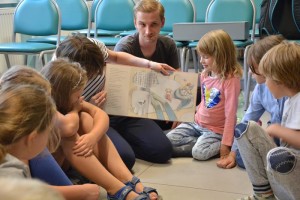 Suwałki Biblioteka warsztaty Magda Mrozińska Przemek Jaszczak