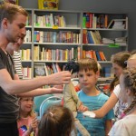 Suwałki Biblioteka warsztaty Magda Mrozińska Przemek Jaszczak
