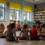 Suwałki Biblioteka warsztaty Magda Mrozińska Przemek Jaszczak