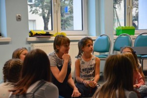 Suwałki Biblioteka warsztaty Magda Mrozińska Przemek Jaszczak