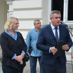 Suwałki Muzeum Okręgowe tablica Piłsudski