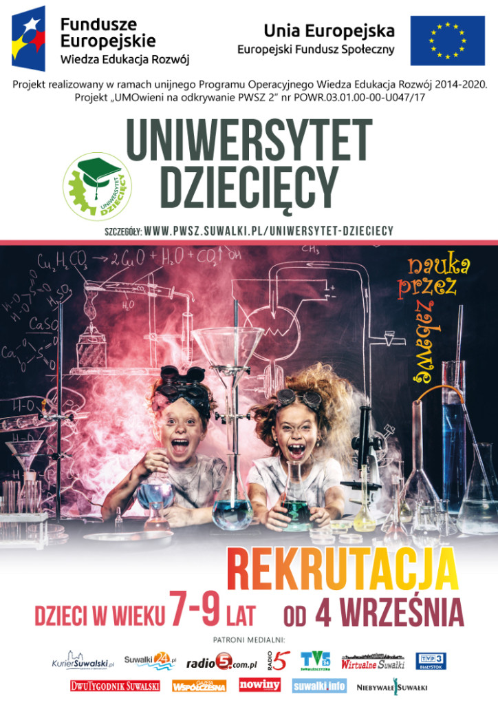 Uniwersytet Dziecięcy nabór 2019