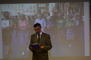 Wigierski Park Narodowy odsłonięcie tablicy Batalionu Wigry