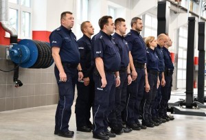Suwałki policja zmodernizowany budynek