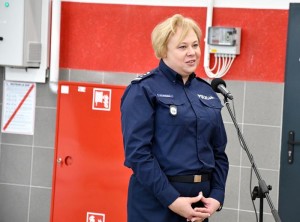 Suwałki policja zmodernizowany budynek