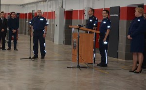 Suwałki policja zmodernizowany budynek