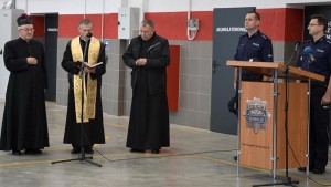 Suwałki policja zmodernizowany budynek