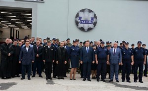 Suwałki policja zmodernizowany budynek