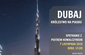 „Dubaj: królestwo na piasku” - Piotr Kowalczyk w Bibliotece Publicznej w Suwałkach