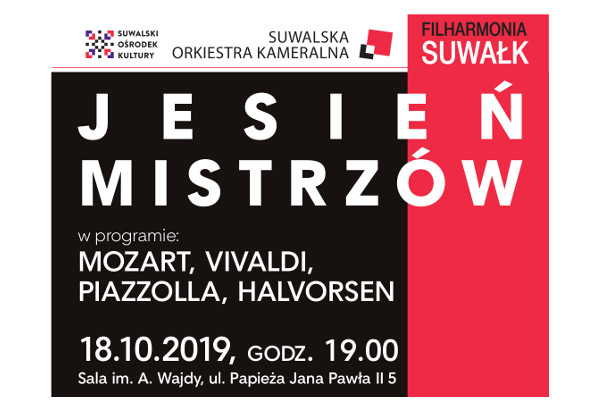 Suwałki Filharmonia Suwałk 18.10.2019 r.