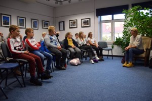Suwałki Biblioteka Publiczna spotkanie z Małgorzatą Szumską