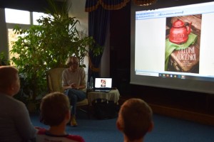Suwałki Biblioteka Publiczna spotkanie z Małgorzatą Szumską