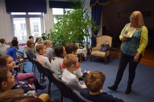 Suwałki Agnieszka Frączek spotkanie w Bibliotece Publicznej w Suwałkach