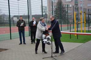 Suwałki Zespół Szkół Technicznych otwarcie boiska