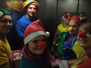 Suwałki Dr Clown Mikołajki w szpitalu