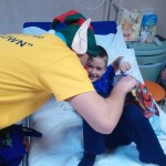 Suwałki Dr Clown Mikołajki w szpitalu