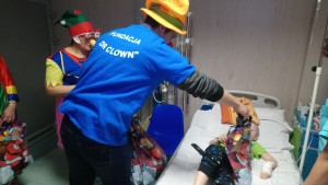 Suwałki Dr Clown Mikołajki w szpitalu