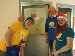 Suwałki Dr Clown Mikołajki w szpitalu