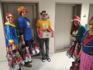 Suwałki Dr Clown Mikołajki w szpitalu
