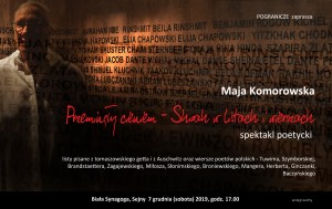 Pogranicze zaprasza – spektakl poetycki w wykonaniu Mai Komorowskiej