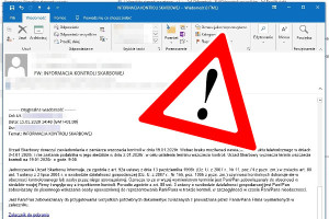 Próby oszustwa na „inspektora kontroli skarbowej”