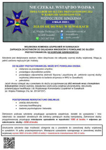 Suwałki WKU nabór do wojska