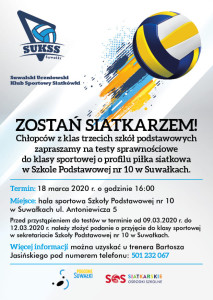 Suwałki zostań siatkarzem