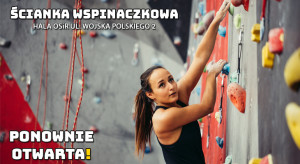Ścianka wspinaczkowa ponownie otwarta!
