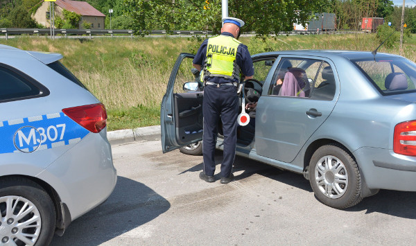Suwałki policja działania drogówki