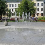 Suwałki fontanna Plac Marii Konopnickiej