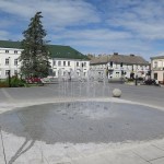 Suwałki fontanna Plac Marii Konopnickiej