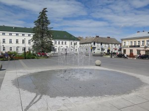 Suwałki fontanna Plac Marii Konopnickiej