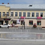 Suwałki fontanna Plac Marii Konopnickiej