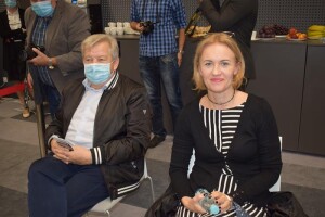Suwałki konferencja Ślepsk Malow z marszałkiem wojewodztwa A. Kosickim
