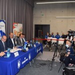 Suwałki konferencja Ślepsk Malow z marszałkiem wojewodztwa A. Kosickim
