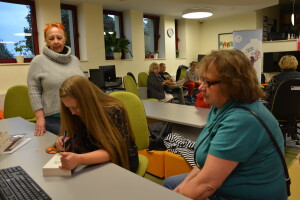 Suwałki Biblioteka Publiczna spotkanie z Eweliną Domańską