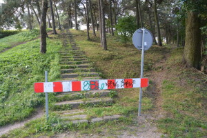 Ruszyła przebudowa schodów nad Czarną Hańczą
